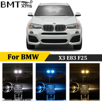 BMTxms Canbus Car LED Interior Map Dome Indoor Light Kit For BMW X3 E83 F25 2003-2018 Error Free Auto Lamp Bulbs